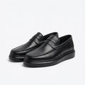 Mocasini barbati din piele naturală, Negru, A160 - 1 - Paul Style