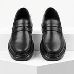Mocasini barbati din piele naturală, Negru, A160 - 1 - Paul Style