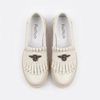 Mocasini dama bej - deschis ,A - 293, din piele naturala - Paul Style