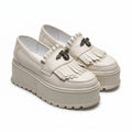 Mocasini dama bej deschis, A - Miranda, din piele naturala - Paul Style