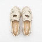 Mocasini dama bej deschis, B - Miranda, din piele naturala - Paul Style