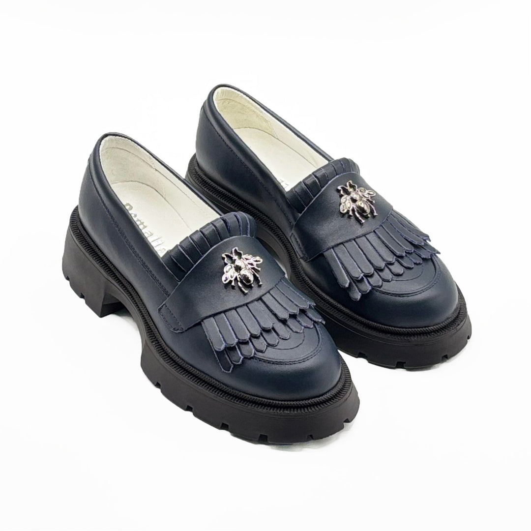 Mocasini dama bleumarin, 131, din piele naturala by PaulStyle