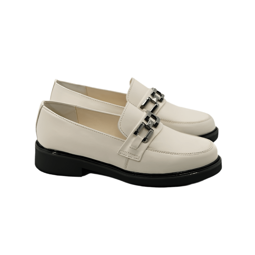 Mocasini damă din piele naturală bej 149 - Paul Style