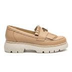 Mocasini dama latte, A - 293 - 3, din piele naturala - Paul Style