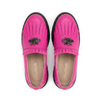 Mocasini dama magenta, R-Ruby, din piele naturala - Paul Style