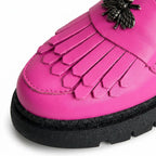 Mocasini dama magenta, R-Ruby, din piele naturala - Paul Style