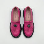 Mocasini dama magenta TN, 131, din piele naturala - Paul Style