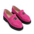 Mocasini dama magenta-velur, R-Ruby, din piele naturala - Paul Style