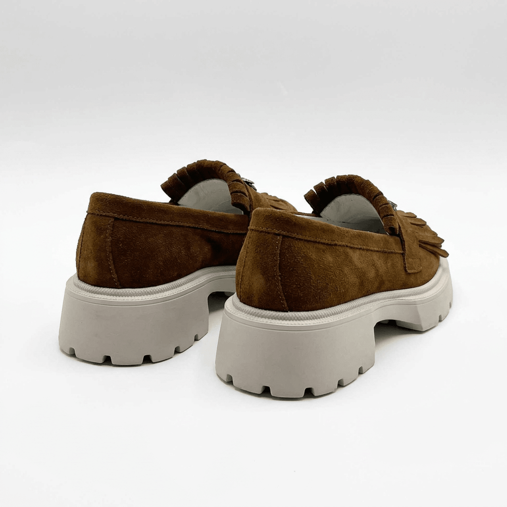 Mocasini dama maro, 131, din piele intoarsa - Paul Style