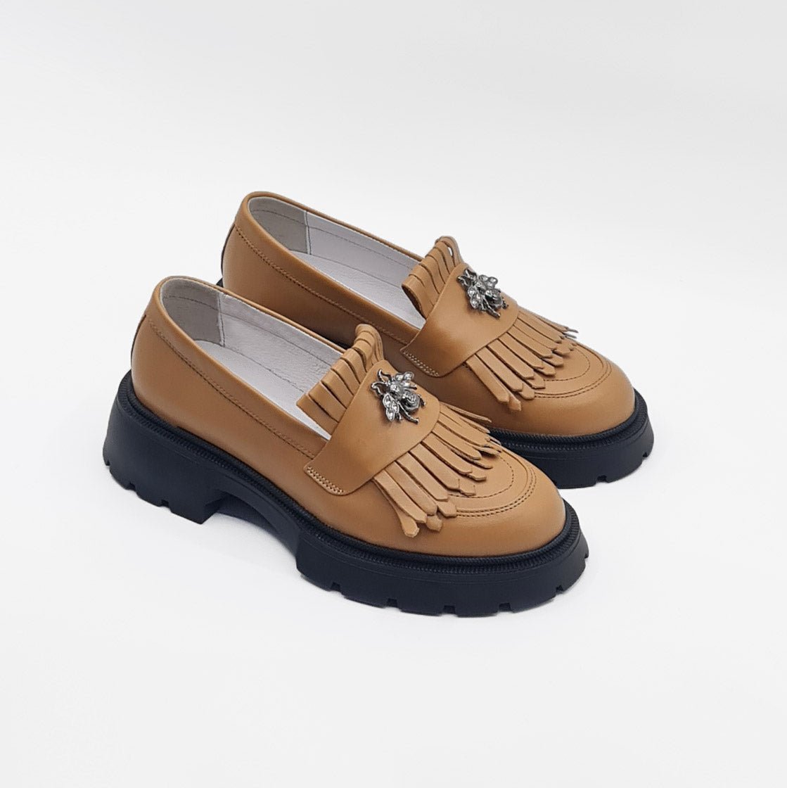 Mocasini dama maro, 131, din piele naturala - Paul Style