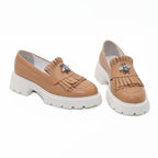 Mocasini dama maro, 131, din piele naturala - Paul Style