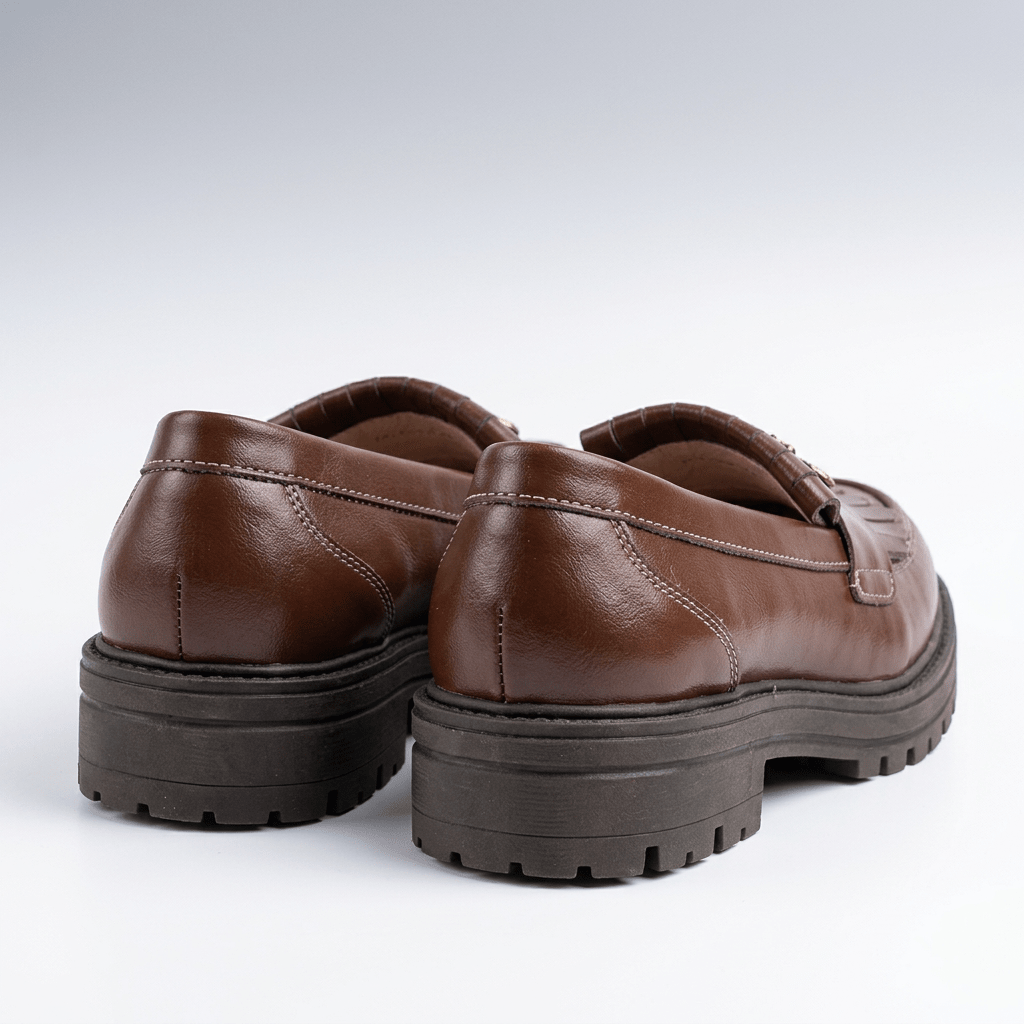 Mocasini dama maro - m, B - Florenta, din piele naturala - Paul Style