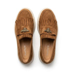 Mocasini dama maro - velur T.A 231, din piele naturala - Paul Style