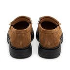 Mocasini dama maro - velur T.N 231, din piele naturala - Paul Style
