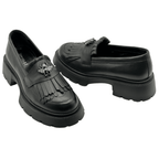 Mocasini dama negri, 131, din piele naturala - Paul Style