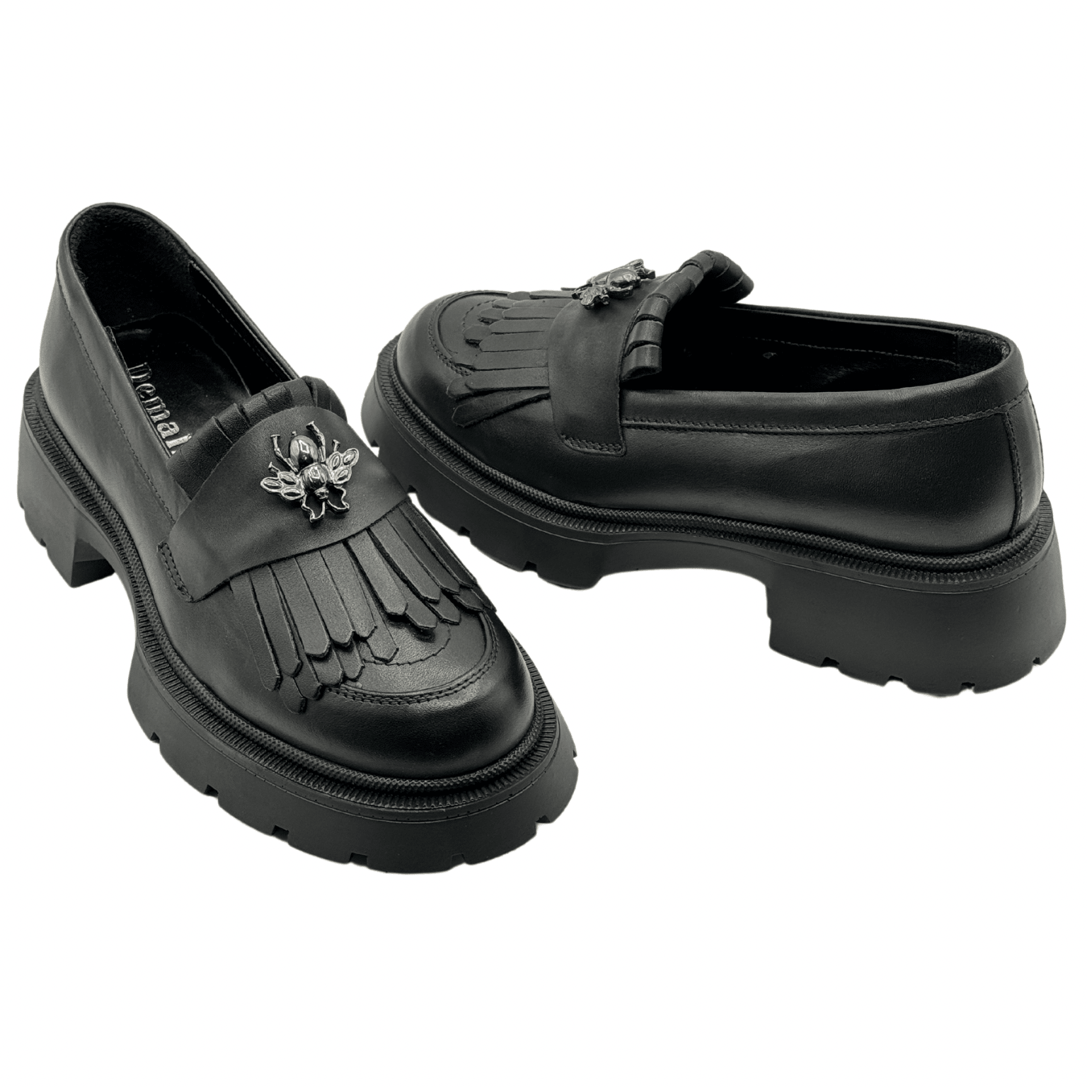 Mocasini dama negri, 131, din piele naturala - Paul Style