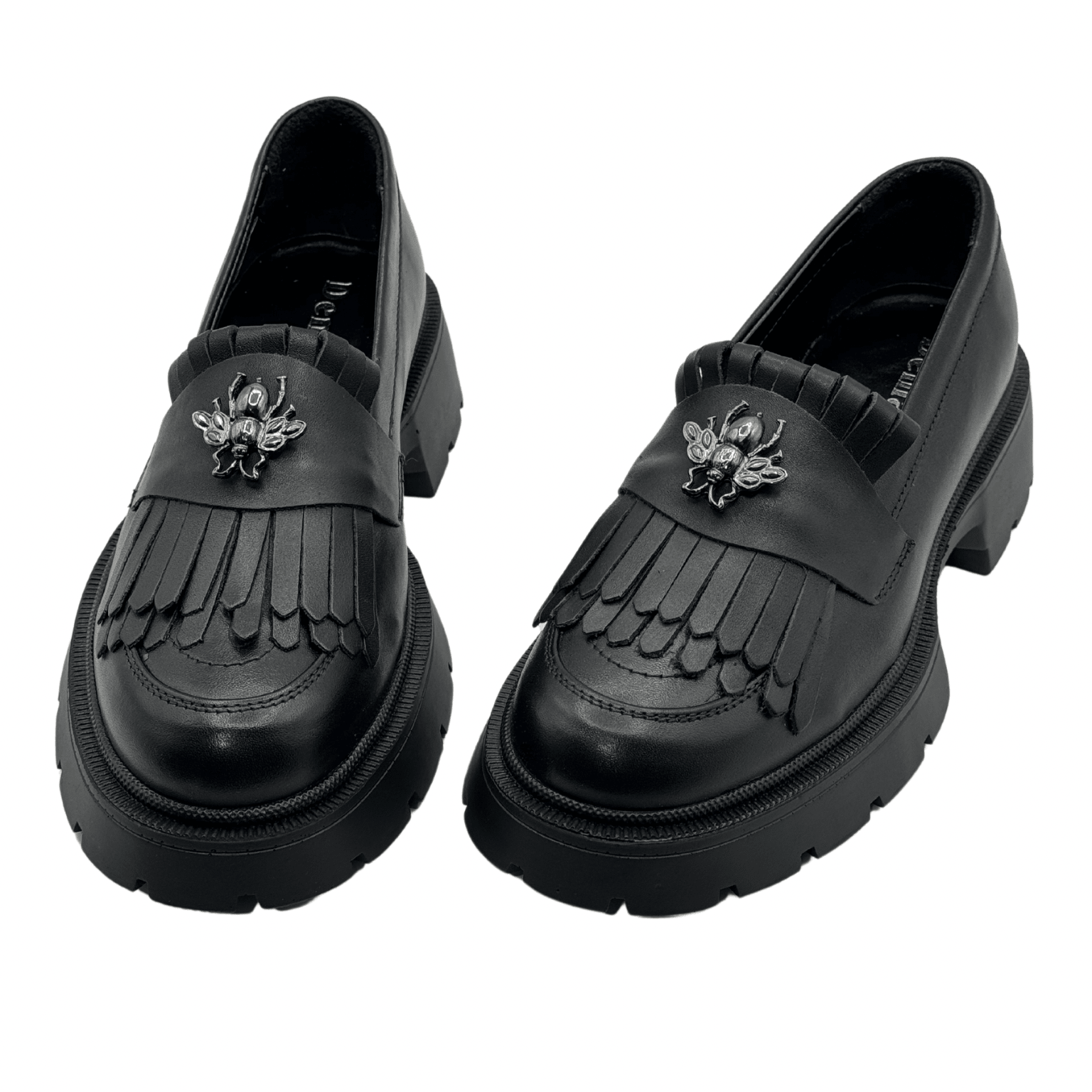 Mocasini dama negri, 131, din piele naturala - Paul Style