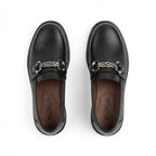 Mocasini dama negri ,A290 - 1, din piele naturala - Paul Style