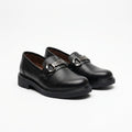 Mocasini dama negri ,A290 - 1, din piele naturala - Paul Style