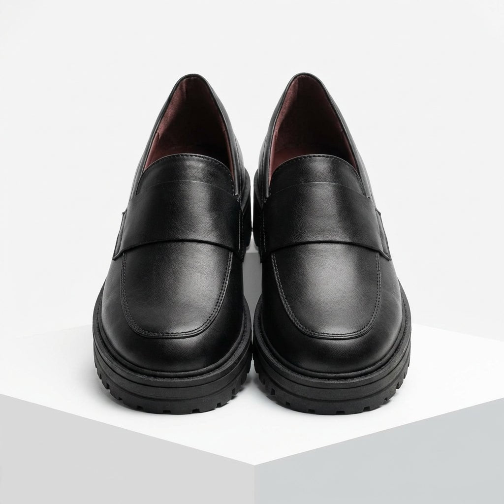 Mocasini dama negri, Florenta - 208,din piele naturala - Paul Style