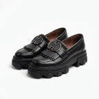 Mocasini dama negru, A - 293 - 1, din piele naturala - Paul Style