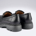 Mocasini dama negru, A - 293 - 3, din piele naturala - Paul Style