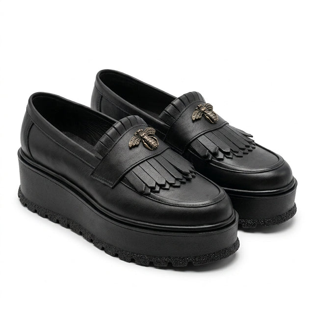 Mocasini dama negru