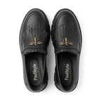 Mocasini dama negru, A - Miranda, din piele naturala - Paul Style