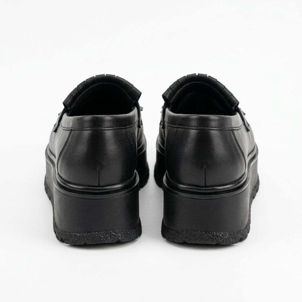 Mocasini dama negru, A - Miranda, din piele naturala - Paul Style