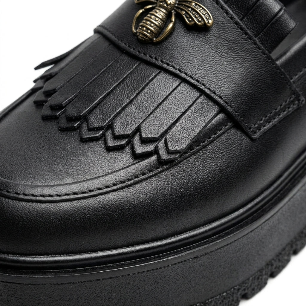 Mocasini dama negru, A - Miranda, din piele naturala - Paul Style