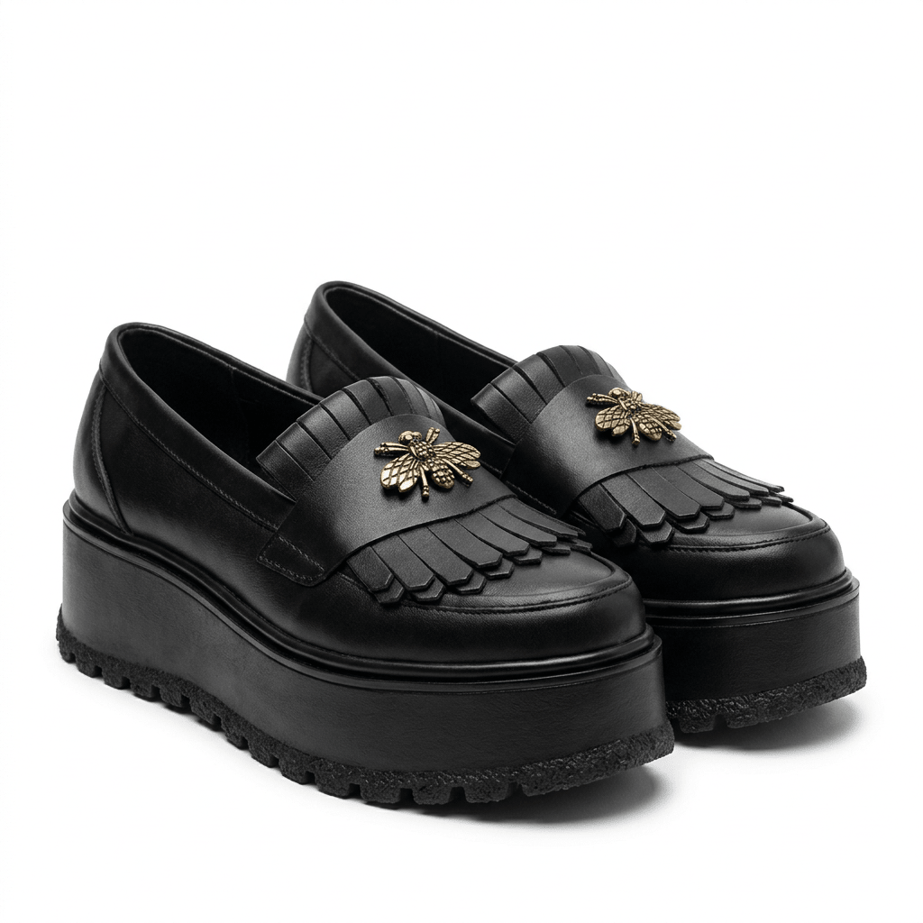 Mocasini dama negru, B - Miranda, din piele naturala - Paul Style