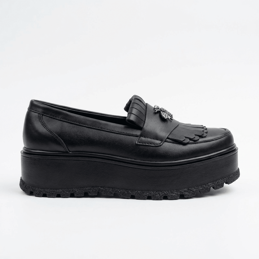 Mocasini dama negru, B - Miranda, din piele naturala - Paul Style