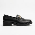 Mocasini dama negru, Diana - 230, din piele naturala - Paul Style