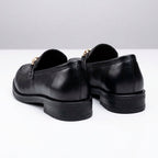 Mocasini dama negru, Diana - 230, din piele naturala - Paul Style