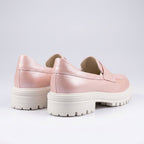 Mocasini dama nud, Florenta - 208,din piele naturala - Paul Style