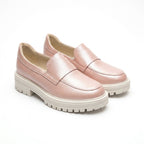 Mocasini dama nud, Florenta - 208,din piele naturala - Paul Style