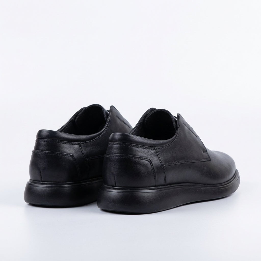 Pantofi casual barbati, 558, din piele naturala bleumarin - Paul Style