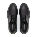 Pantofi casual barbati, 558, din piele naturala negru - Paul Style