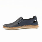 Pantofi casual barbati din piele naturală 662 bleumarin - Paul Style