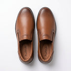 Pantofi casual barbati din piele naturală, A - 502, maro - Paul Style