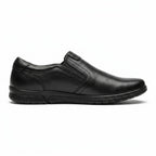 Pantofi casual barbati din piele naturală, A - 502, negru - Paul Style
