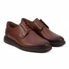 Men's casual shoes, genuine leather, 558, brown