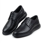 Pantofi casual barbati piele naturală 558g bleumarin - Paul Style