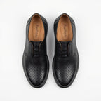 Pantofi casual barbati piele naturală 558g bleumarin - Paul Style