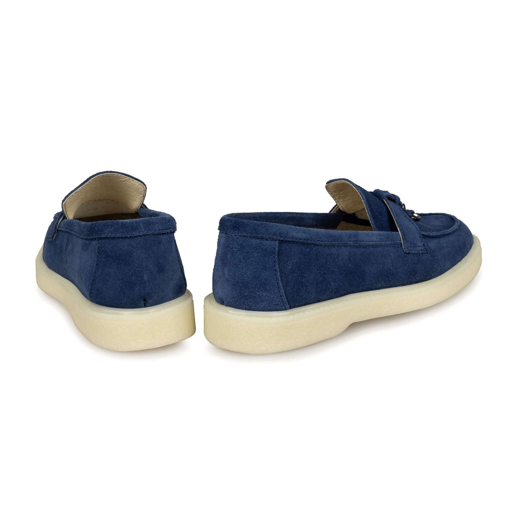 Pantofi dama casual din piele Naturala bleumarin Model 134 - Paul Style