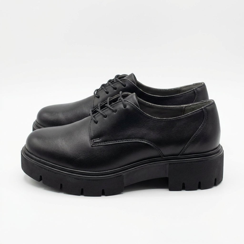 Pantofi dama negri, Diana - 108, din piele naturala - Paul Style