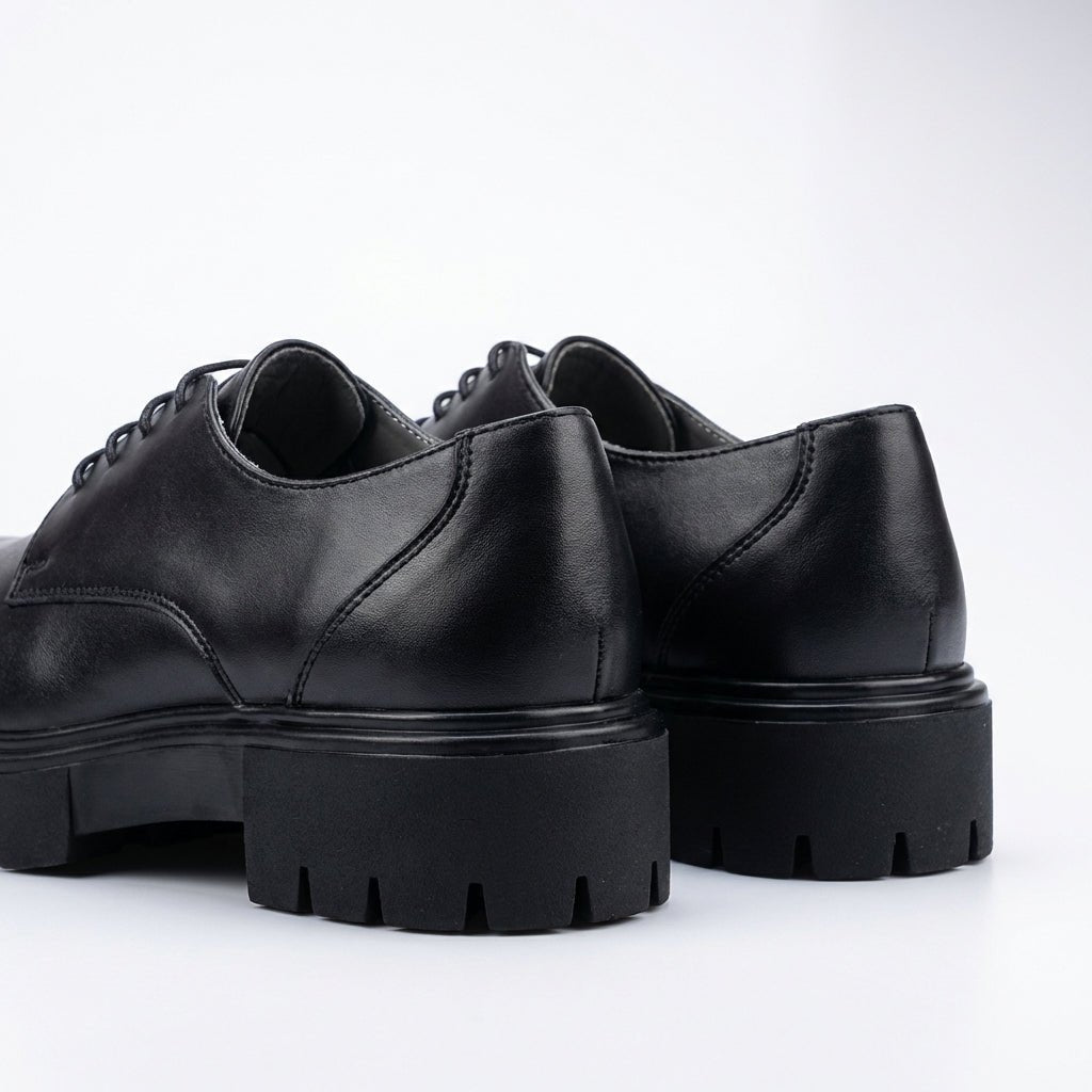 Pantofi dama negri, Diana - 108, din piele naturala - Paul Style