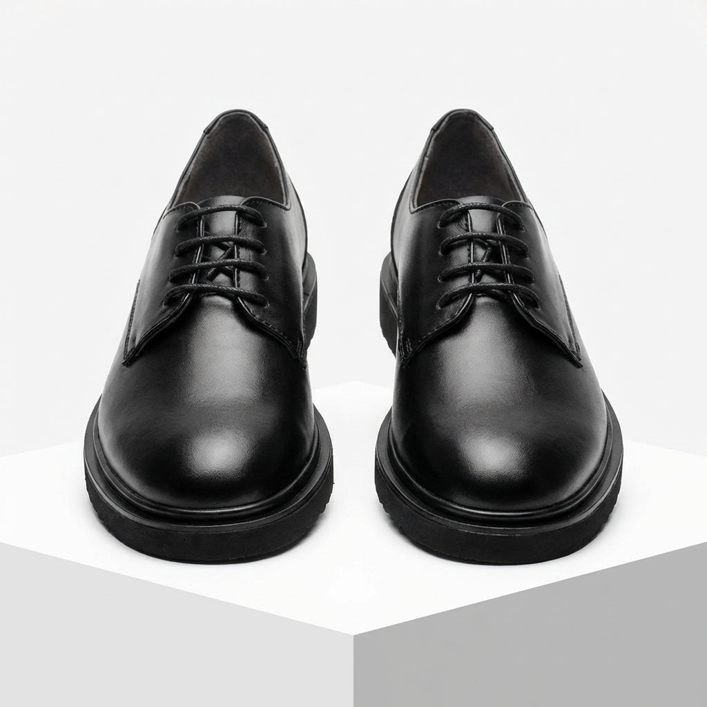 Pantofi dama negri, Gala - 108, din piele naturala - Paul Style