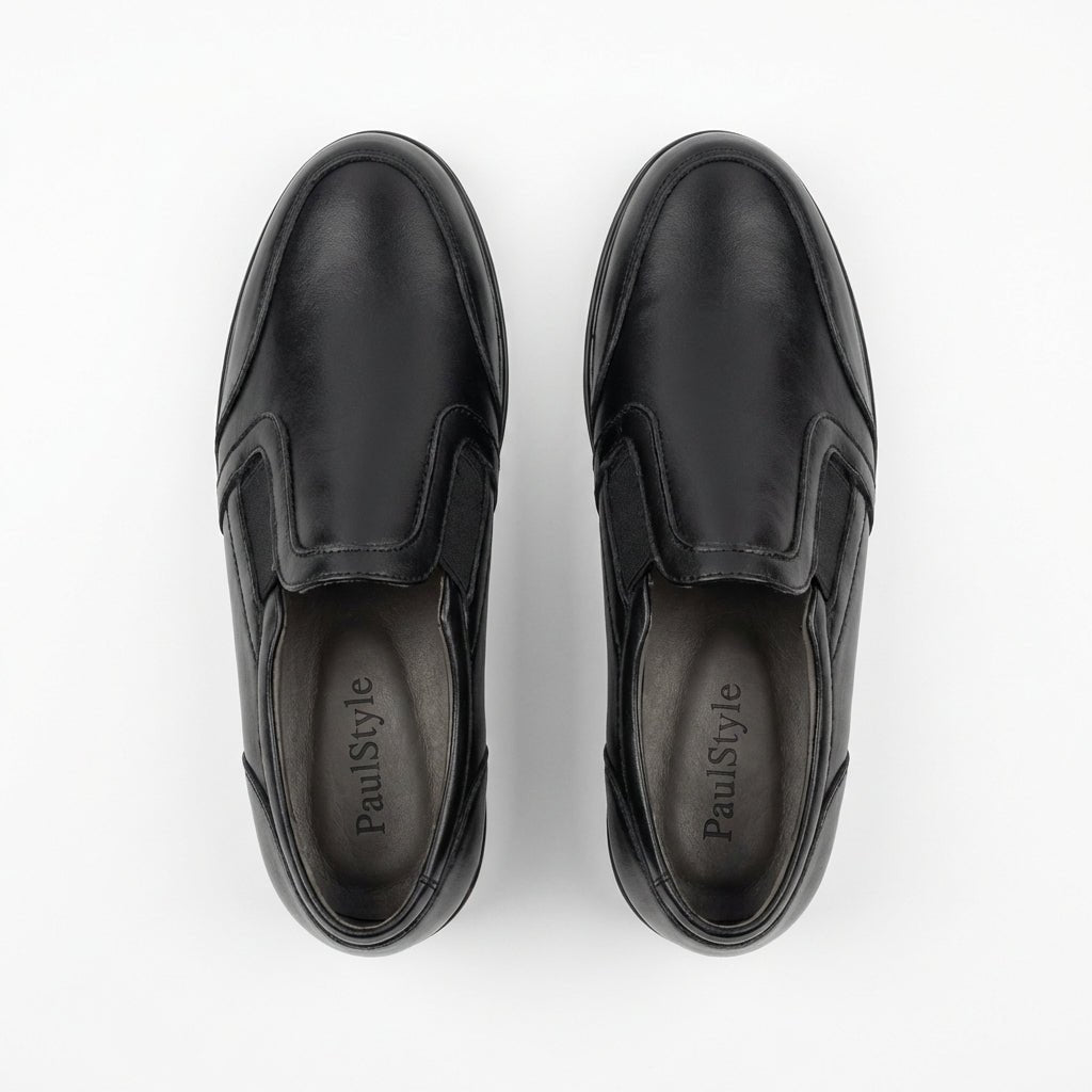 Pantofi dama negru, Mio127, din piele naturala - Paul Style