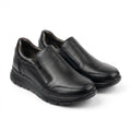 Pantofi damă piele naturală, negri, Namib - 205 - Paul Style